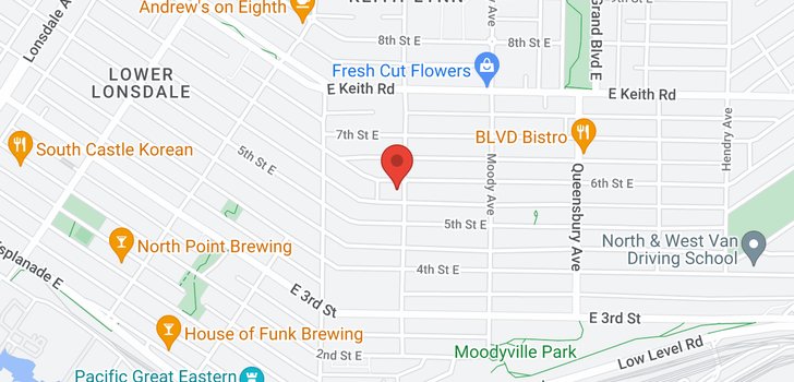map of 455 EAST 6TH STREET